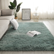 (Turquoise (thickened), 80×160CM) The bedroom carpet, ins floor MATS, bedspreads, and the girl's room is covered with a velvet carpet