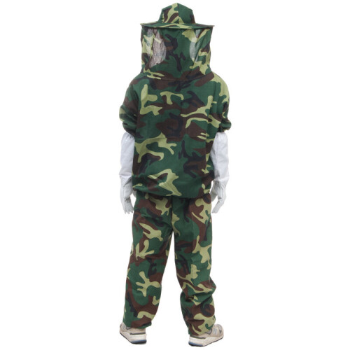 Beekeeping Protective Veil Suit Beekeeper Smock Anti-Bee Hat Keeping Gloves 2
