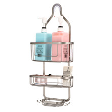 (Champagne) Shower Caddy Bathroom Hanging Head 3 Tiers Shelf Storage Organiser