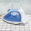 (Blue) 2000W Foldable Handheld Steam Iron Water Capacity 270ml for Steam Ironing Variable Temperature Settings 7