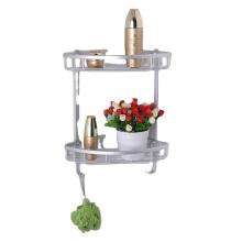 (1 Layer) 1/2/3 Layers Aluminium Wall Mounted Bathroom Corner Shower Caddies Storage Shelf Rack Holder
