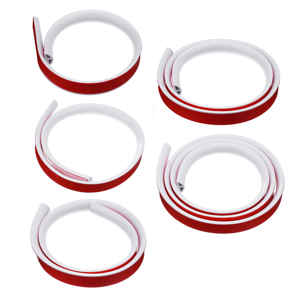 (60Cm) Household Waterproof Strip Water Retention Silicone Threshold Dam Adhesive Strip Bathroom Shower Barrier Holder Seal Strip Bathroom Accessories 6112212105993