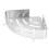 (Gold) Corner Wall Shelf Aluminum Bathroom Triangular Shower Bath Storage Rack Towel Holder Hanger 13