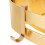 (Gold) Corner Wall Shelf Aluminum Bathroom Triangular Shower Bath Storage Rack Towel Holder Hanger 4
