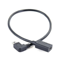 USB-C-auf-Mini-USB-Kabel, schneller Datenübertragungs-Ladekonverter, geeignet für Musik-Player, GPS-