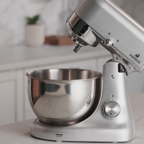 Karaca Ironmax Cast Stand Mixer, 5L, 1000W, Grey 2