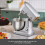 Karaca Ironmax Cast Stand Mixer, 5L, 1000W, Grey 10