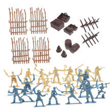 Pirate Figures Set for Boys - 12-Inch Toy Soldiers, Skeleton Miniatures, Pirate Play Set for Kids Party