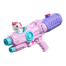 Water Soaker Toy for Kids and Adults, Versatile Pink Water Play Equipment with Double Nozzle, Lightweight Design