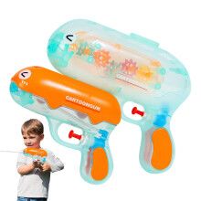 Water Spray Toy 2-Piece Set for Outdoor Summer Parties - Green Design for Competitions and Family Activities