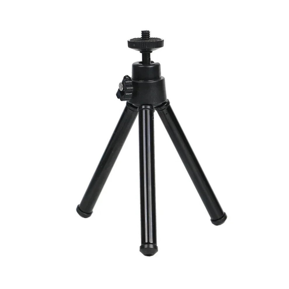 Flexible Mini Tripod For Projector And Camera, 2-Section Adjustable Desktop Stand, Lightweight And Portable Black 6038364377975