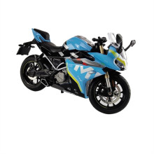 250SR Die-Cast Motorcycle Model 1:12 Scale Alloy Racing Replica Blue Adult Collectible Toy