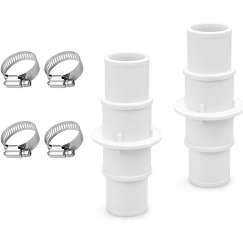 Pool Vacuum Hose Adapter Coupler for Easy Installation, Compatible with Standard Pool Hoses, 2 Sets 1