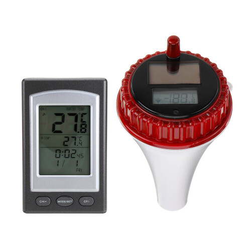 Float Solar Sensor Pool Thermometer Wireless Swimming Water Temperature Receiver 1