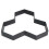 Multi-type Garden Yard DIY Multi-use Plastic Path Maker Concrete Stepping Stone Cement Brick Mold 1