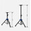 Portable 63cm-110cm Round Column Base Adjustable Surround Sound Speaker Display Stand 5