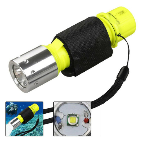 LED XM-T6 Professional Diving Flashlight Scuba Safety Light Diving Lamp Diving Lighting Tool Work Light 2