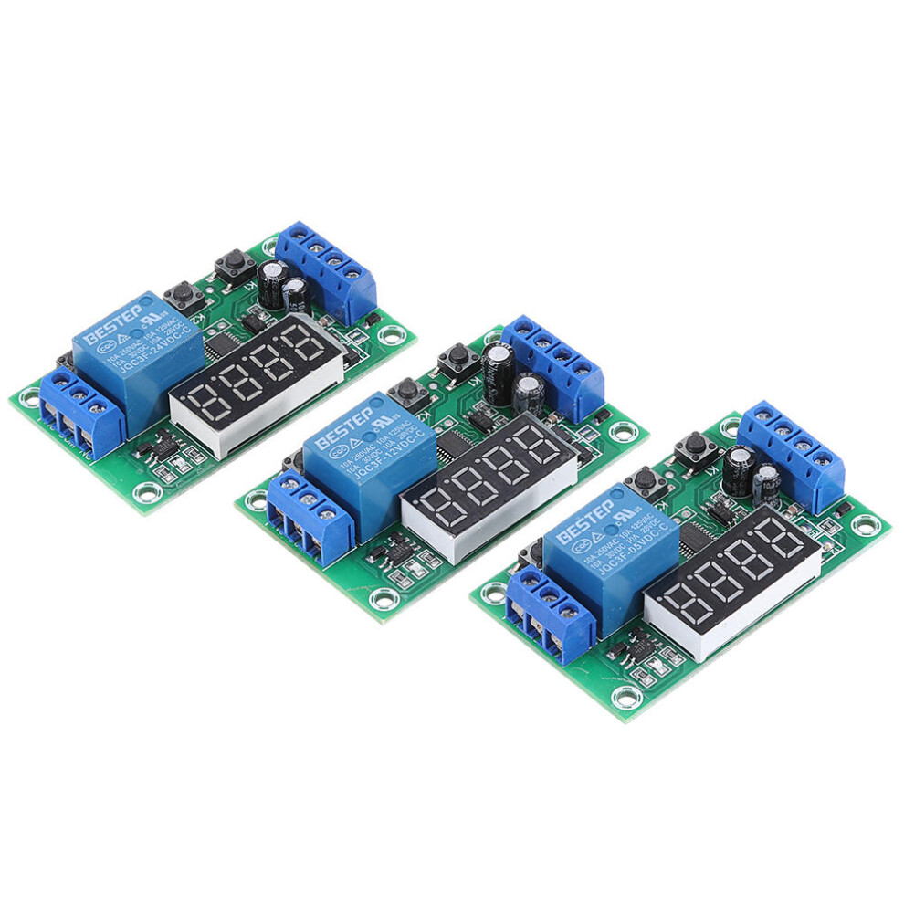 (5V) 5V 1 Channel Relay Module Cycle Trigger Delay Power-Off Delay Timing Circuit Timer Switch With Display 8727971220801