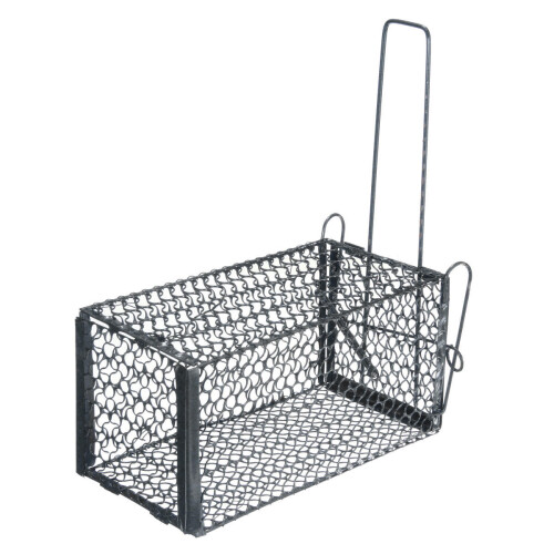 (S) Black Metal Mouse Trap Pests Control 2