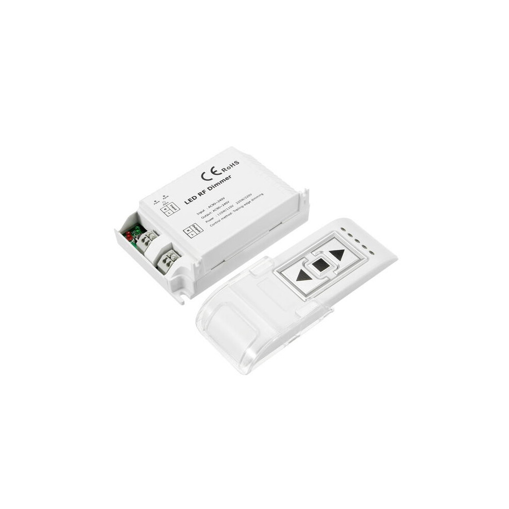High Voltage 1 Channel Trailing Edge Dimming Led Rf Dimmer Controller With 3 Key Remote Ac90-240V 8727971773222