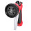 8 Patterns Hose Nozzle Heavy Duty Spray Nozzle High Pressure Laboring-Saving and Easy Storage 7