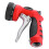 8 Patterns Hose Nozzle Heavy Duty Spray Nozzle High Pressure Laboring-Saving and Easy Storage 6