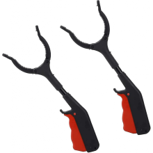 Lot de 2 pinces de préhension pour enfants de 30 cm, pince courte pour seniors, pince de jardin, pinces de ramassage, pinces hygiéniques