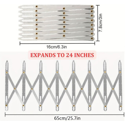 Multipurpose Sewing Tool Expandable Sewing Guide Buttonhole Locator for Seamless Button Arrangement and Precision Sewing 2