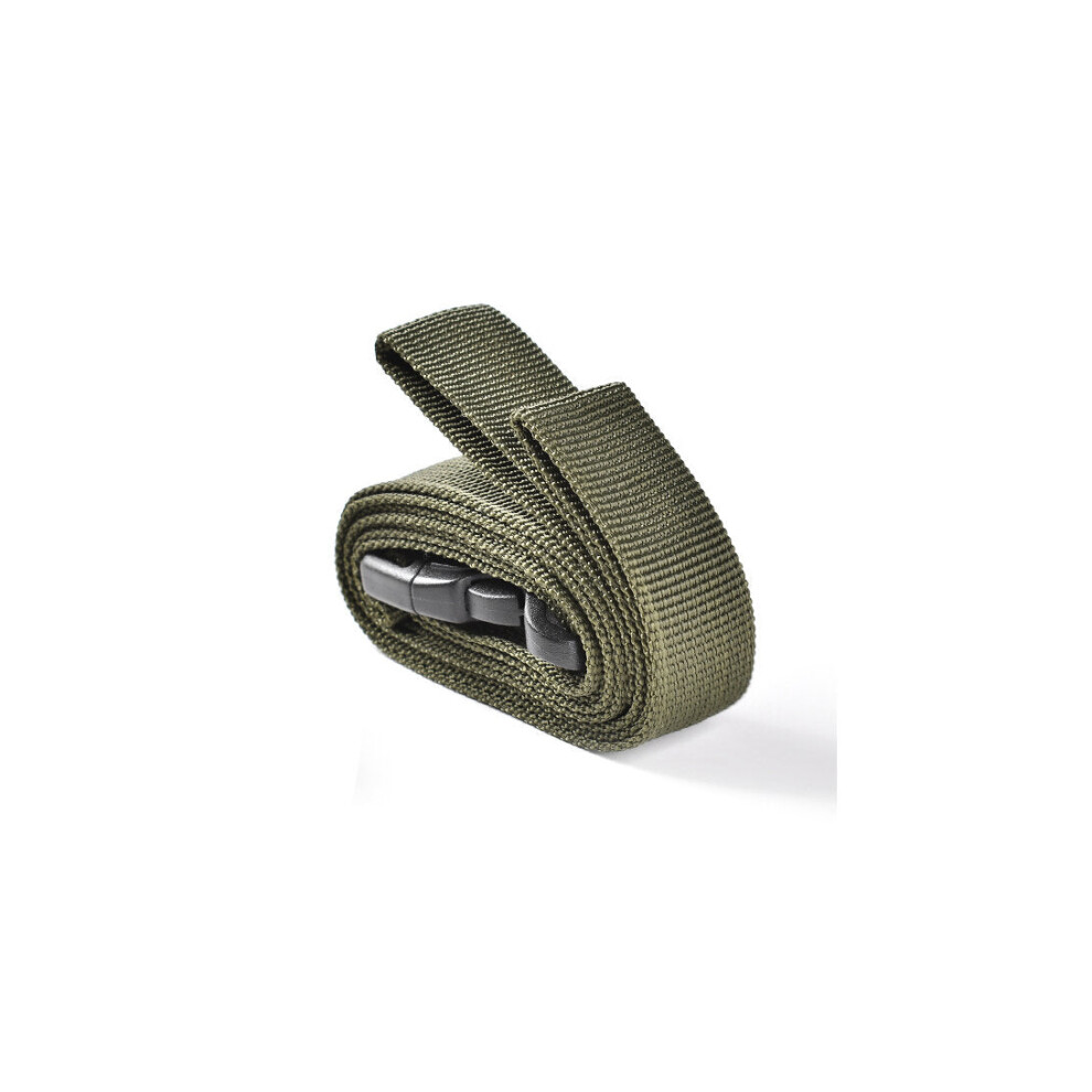 (Green) Outdoor Luggage Binding With Double Insurance Buckle Type Suitcase Packing Safety Belt Cargo Bundling Fixed Binding Rope 6112212741290