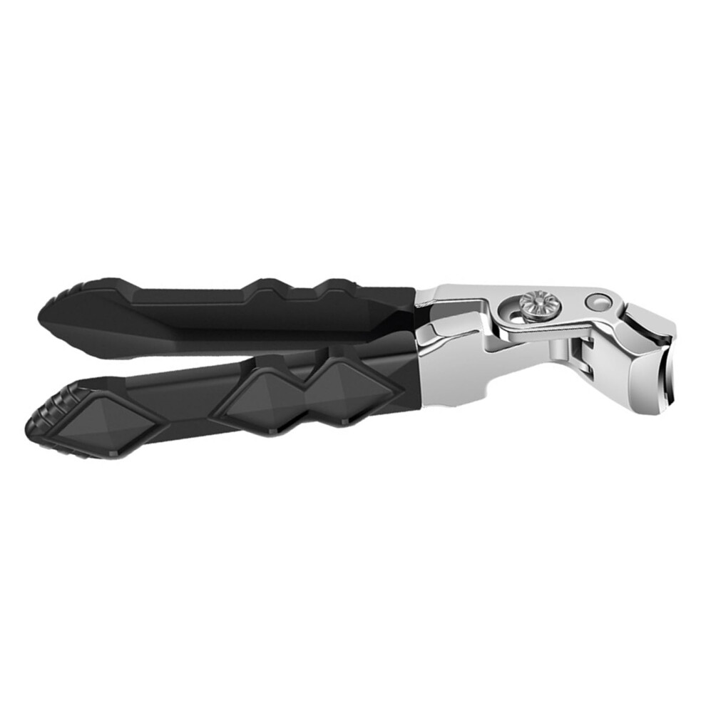 Nail Clipper with Wide Jaw Opening, Angled Head, Stainless Steel, Toenail and Fingernail Clipper for Seniors