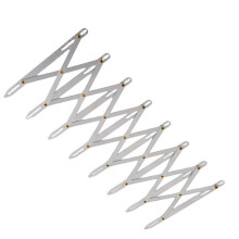 Adjustable Metal Sewing Tool for Accurate Button Placement in Curtains and Garments, Precision Measuring Device