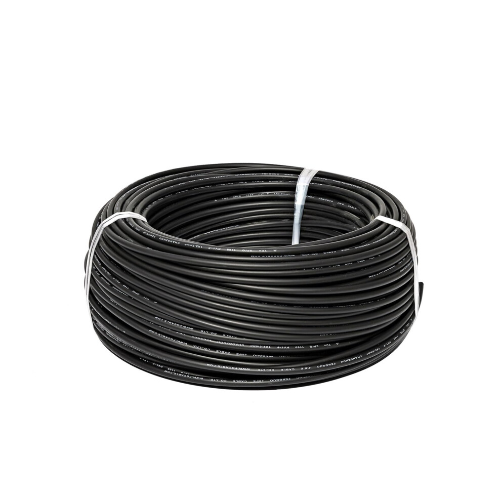 Photovoltaic Cable 2.5Mm2 4Mm2 6Mm2 Tuv Rated Solar Cable Xlpe Insulation Compatible Black Red 5M Awg11-4Mm2 6038364380548