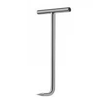 Hebehaken T-Haken for Schachtdeckel, 38cm/15in Stainless Steel Lifting Hook, A 10mm Heavy-Duty Access Door Tool