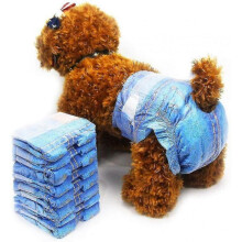 Pet Soft Dog Diaper Female - Disposable Dog Diaper Girl Puppy Dog Cat