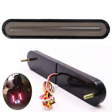 Motorcycle Led Rear Fender Light Bagger Vertical Mount Led Rod Light Kit For Harley Touring
