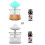 Portable Raincloud  Essential Oil Zen- Diffuser & Raining Cloud Night Light Mushroom Lamp- Diffusers Gift 5