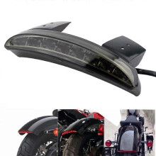 Motorrad Hinten Fender Rand Rote LED Brems Rücklicht Für Harley Touring Sportste