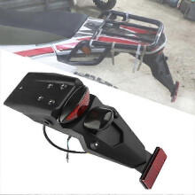 Universal Motorcycle Rear Fender Mudguard with LED Tail Light Suitable for Certain Brand Mudguard LED
