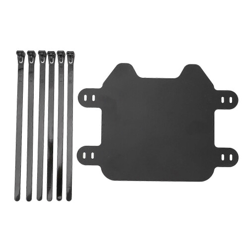 Matte Black Motorcycle Front Number Plate Durable Lightweight Design Compatible with SUR-RON Light Bee