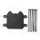 Matte Black Motorcycle Front Number Plate Durable Lightweight Design Compatible with SUR-RON Light Bee 2