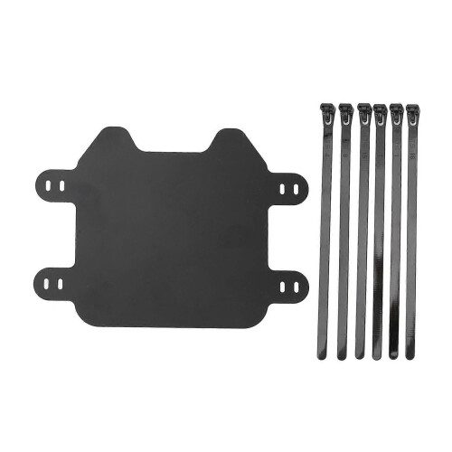 Matte Black Motorcycle Front Number Plate Durable Lightweight Design Compatible with SUR-RON Light Bee 1
