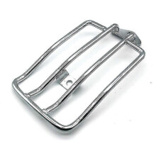 Metal Motorcycle Rear Luggage Rack for Solo Seat, Short Fender Support Shelf & Sturdy Rear Rack