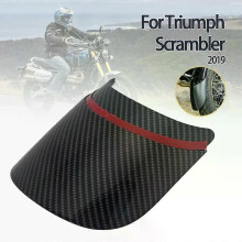 Motorcycle Carbon Look Front Mudguard Extender Fender Splash Extension Pad For Scrambler 1200 XC/ XE