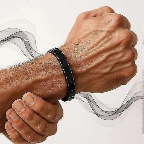 Hemys Hematite Bracelet Men,Hematite Bracelets for Men 1