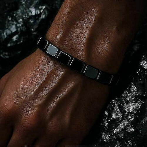 Hemys Hematite Bracelet Men,Hematite Bracelets for Men 2