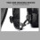 Multi-function Lock Design Bag Men's Shoulder Bag Anti-theft Usb Charging Strap Messenger Bag(gray) 3