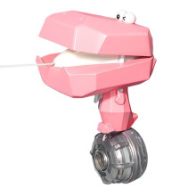 Kids Water Soaker Toy, Automatic Pink Crocodile Soaker with 10.04 x 6.3 x 4.33 Inch Tank for Outdoor Pool Fun and Backyard Battles