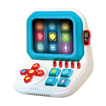 Finger Dance Game for Teens, Luminous Fidget Puzzle with Fast Sliding, Three Modes, Light and Sound, Blue Color