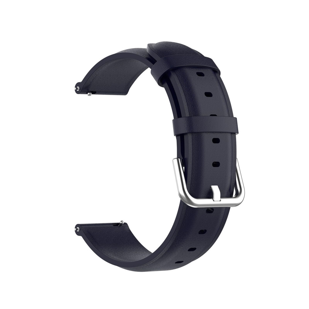 Leather Strap 22Mm Replacement Band For Men And Women Smartwatch Sport Strap For Polar Vantage M3 Blue 6038364382740