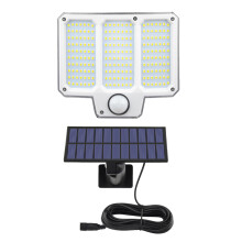 Solar Light Outdoor Motion Sensor Light 210 LED IP44 Waterproof with 3 Modes and PIR Sensor for Courtyard Garden Use